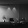 Накладной светильник Maytoni Focus led C056CL-L12W2.7K-W-BS — купить в Bronko‑Decor