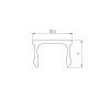 Экран Arlight ARH-PLINTUS-FANTOM-3000 Opal 043128 — купить в Bronko‑Decor