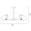 Потолочная люстра Arte Lamp A7141PL-3WH — купить в Bronko‑Decor