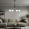 Люстра на штанге Eurosvet Cenacolo 30179/4 черный a069121 — купить в Bronko‑Decor