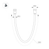 Трековый светильник Arlight ART-APRIORI-TUBE-ELASTIC-R38-L2000-17W Warm3000 049280 — купить в Bronko‑Decor