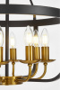 Подвесная люстра Lumina Deco Berling LDP 8024-8 BK+MD — купить в Bronko‑Decor