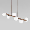 Подвесная люстра TK Lighting 10272 Estera Wood a068335 — купить в Bronko‑Decor