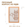 Светодиодный ночник Apeyron Лиса теплый белый 2хАА МДФ 12-179 — купить в Bronko‑Decor