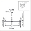 Подвесная люстра Lumion Dandy 6594/8 — купить в Bronko‑Decor