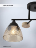 Потолочный светильник Seven Fires Aislin SF3375/2C-BK-WD-AM — купить в Bronko‑Decor