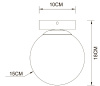 Настенно-потолочный светильник Arte Lamp Alcor A2224PL-1BK — купить в Bronko‑Decor
