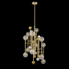 Люстра на штанге Delight Collection Fluxus P68084-12 gold — купить в Bronko‑Decor