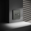 Розетка телевизионная Voltum S70 VLS060406 (титан) — купить в Bronko‑Decor
