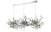 Подвесной светильник Crystal Lux GARDEN SP3х3 L1200 CHROME — купить в Bronko‑Decor