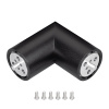 Соединитель профиля Arlight ROUND-D36-360-90 BLACK 050543 — купить в Bronko‑Decor