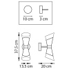 Бра Lightstar Strato 817627 — купить в Bronko‑Decor