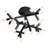 Потолочная светодиодная люстра iLedex Savage FS-017-X25 BK — купить в Bronko‑Decor