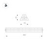 Линейный светильник Arlight SP-LAGERN-MOTION-L885-150W Day5000 052016 — купить в Bronko‑Decor