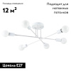 Потолочная люстра Arte Lamp Alastor A5435PL-6WH — купить в Bronko‑Decor