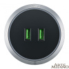 Трековая розетка Arte Milano Am-track-sockets 380066TS LED/USBx2 Grey — купить в Bronko‑Decor