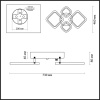 Накладная люстра LUMION 4521/72CL — купить в Bronko‑Decor