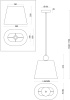 Подвесной светильник Freya Soho FR2028PL-01N — купить в Bronko‑Decor