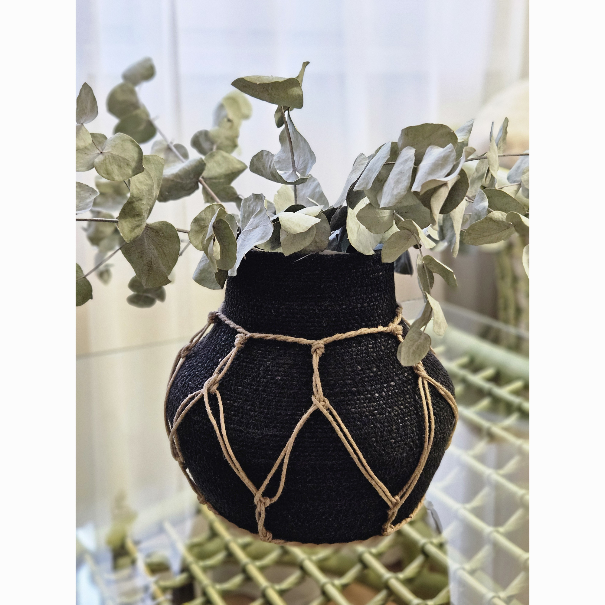 Ваза плетеная декоративная Covali SB-3531 — купить в Bronko‑Decor