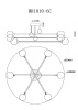 Потолочная люстра MyFar Stacy MR1010-6C — купить в Bronko‑Decor
