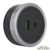 Трековая розетка Arte Milano Am-track-sockets 380066TS LED/USB-Type-C Grey — купить в Bronko‑Decor
