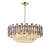 Подвесная люстра Lumien Hall Iterri LH0061/12P-GD-SMK-CL — купить в Bronko‑Decor