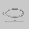 Кольцо для встраиваемого светильника Maytoni Downlight DLA110-B — купить в Bronko‑Decor
