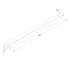 Мебельный светодиодный светильник Elektrostandard Kit Led Stick LTB75 12W 4000K 4690389169694 — купить в Bronko‑Decor