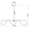 Подвесной светодиодный светильник Moderli True V4082-PL — купить в Bronko‑Decor