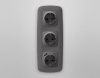 Лицевая панель для розетки с/з со шторками 2USB A+C Ambrella Volt Omega OP6600 — купить в Bronko‑Decor