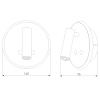 Светодиодный спот Elektrostandard Tera MRL LED 1014 серебро 4690389136559 — купить в Bronko‑Decor
