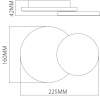 Настенный светодиодный светильник De Markt Круз 637028102 — купить в Bronko‑Decor
