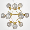 Подвесная люстра Lumina Deco Zodiak LDP 160N-12 MD+GY — купить в Bronko‑Decor