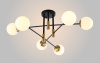 Потолочная люстра Crystal Lux Fidel FIDEL PL6 BLACK — купить в Bronko‑Decor