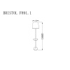 Торшер Lucia Tucci Bristol F891.1 — купить в Bronko‑Decor