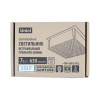 Встраиваемый светильник Uniel Grilyato mini ULP-1010 7W/4000К IP40 GRILYATO OPAL BLACK UL-00012449 — купить в Bronko‑Decor