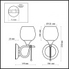 Бра Odeon Light Velute 2094/1W — купить в Bronko‑Decor