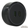 Трековая розетка Arte Milano Am-track-sockets 380066TS LED/USBx2 Black — купить в Bronko‑Decor