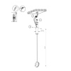 Подвесной светильник Lumien Hall Livin LH8028/1P-BK-PBK-SGD — купить в Bronko‑Decor