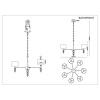 Подвесная люстра Evoluce Ramer SLE105703-07 — купить в Bronko‑Decor
