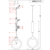 Подвесной светильник Lumien Hall Dorian LH8025/1P-CO — купить в Bronko‑Decor
