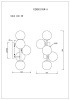 Бра Garda Decor K2KM1105W-5 — купить в Bronko‑Decor