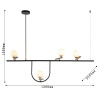 Подвесная люстра F-Promo Pouli 4109-4P — купить в Bronko‑Decor