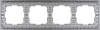 Рамка Werkel Antik на 4 поста матовый хром WL07-Frame-04 4690389145698 — купить в Bronko‑Decor