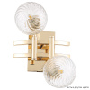 Бра Crystal Lux LUXURY AP2 GOLD — купить в Bronko‑Decor