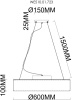 Подвесной светильник Wertmark Edera WE510.01.723 — купить в Bronko‑Decor