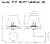 Бра Arte Lamp ELBA A2581AP-1CC — купить в Bronko‑Decor