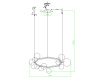 Подвесная люстра Kink Light Иона 09408-15,19 — купить в Bronko‑Decor