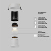 Встраиваемый светильник Maytoni Dip DL118-15W-2.7K-W — купить в Bronko‑Decor