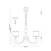 Подвесная люстра Lucia Tucci Bregatto 100.5 — купить в Bronko‑Decor